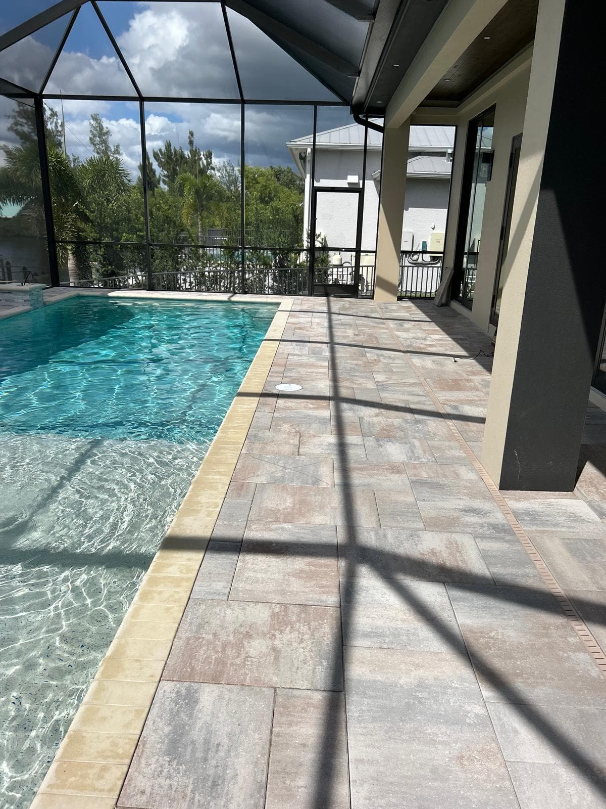 Residential pool and hardscape